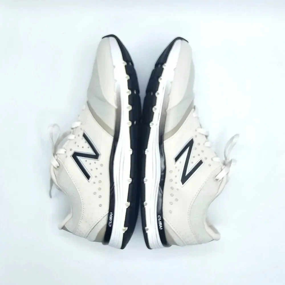 New Balance Women Sneakers 8 Cream Black Cushioned Running Shoes